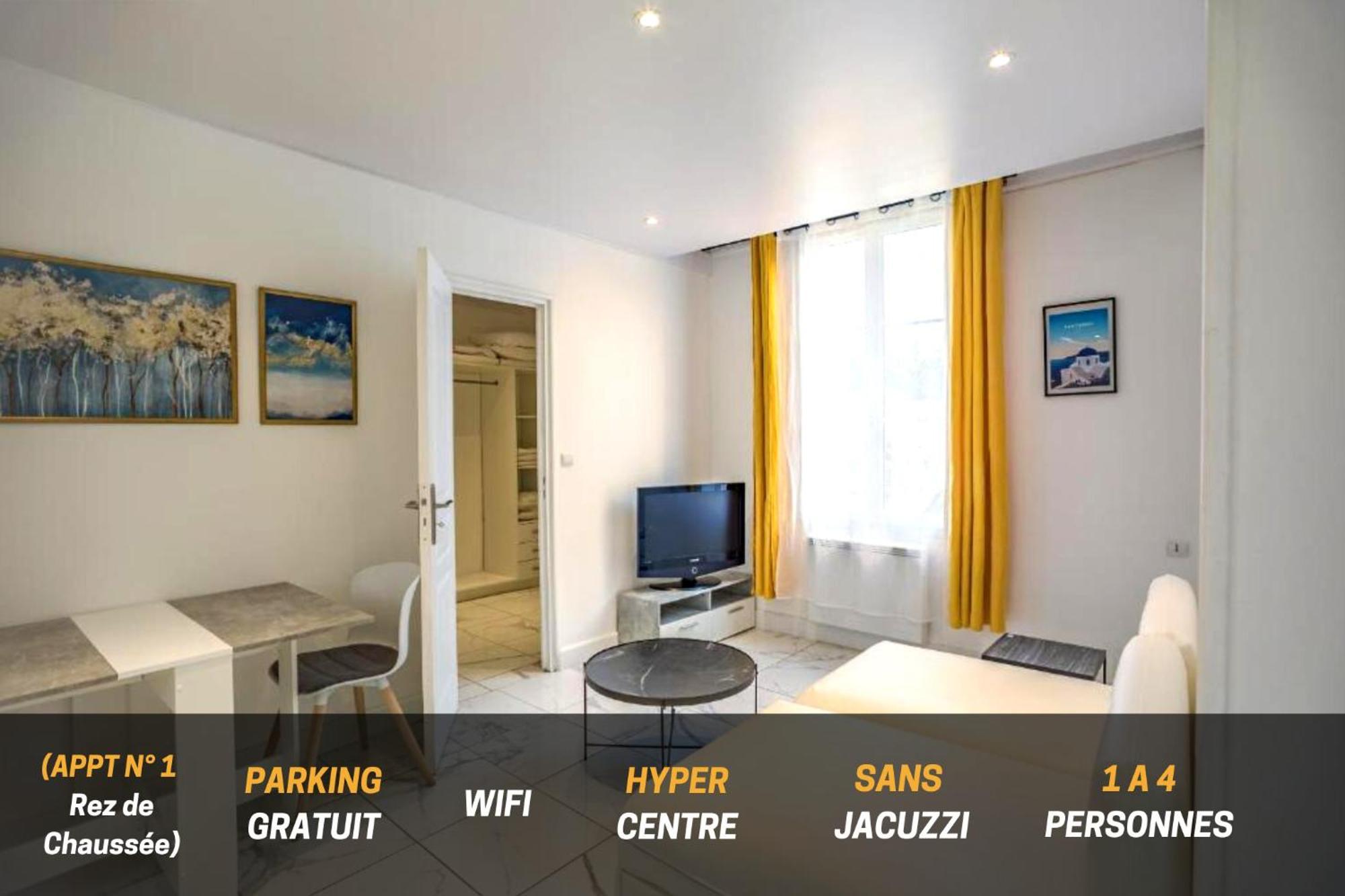 Apartment Quartier Des Theatres Centre, Wifi Et Parking - Zen